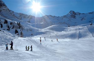 Area sciistica nella regione vacanze Val Passiria