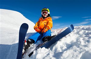 Divertimento - Il giusto abbigliamento da sci per bambini