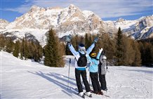 Skifahren im Familienskigebiet Alta Badia