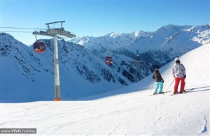 Sciare nell'area sciistica Klausberg in Valle Aurina