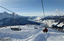 Skiberg Helm im Skigebiet Sextner Dolomiten