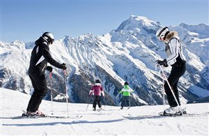 Sciare nell'area sciistica Trafoi all'Ortles