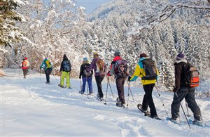 Winterwanderung zu St. Helena in der Ferienregion Ultental-Deutschnonsberg