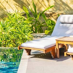 Ruhezone direkt am Wasser