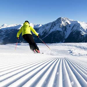 Schneesicherheit von Dezember bis April