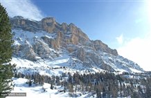 Paesaggio montano a La Val nel Parco Naturale Fanes-Senes-Braies