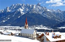 Wallfahrtskirche in Aufkirchen bei Toblach
