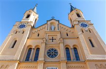 Pfarrkirche in Bruneck in der Ferienregion Kronplatz