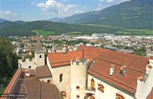 Blick vom Schloss Bruneck auf die Stadt