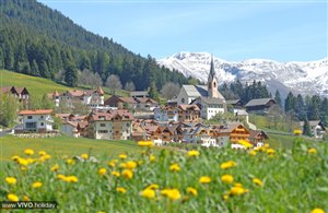 Vista su Colle in estate