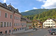 Dorfkern von Kiens in der Ferienregion Kronplatz