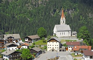 Moso in Passiria nell'area vacanze della Val Passiria