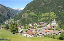 Vista su Moso in Passiria in Val Passiria