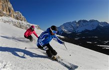 Area sciistica Carezza nella regione vacanze Alpe di Siusi