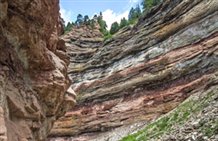 Bletterbachschlucht in Aldein im Süden Südtirols