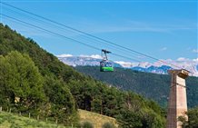 Seilbahn Jenesien in der Urlaubsregion Südtirols Süden