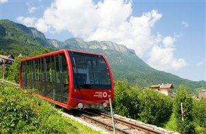 Mendelbahn Kaltern in der Ferienregion Südtirols Süden