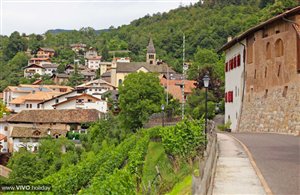 Ortschaft Montan im Süden Südtirols