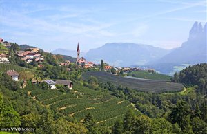 Vista su Auna di Sotto a Renon