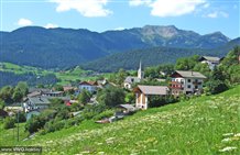 Blick auf Unsere liebe Frau im Walde - St. Felix in Südtirol