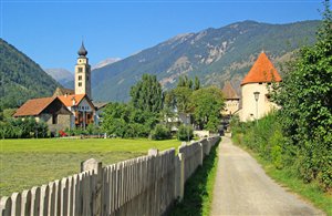 Landschaft in Glurns im Vinschgau