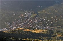 Vista su Laces in Val Venosta