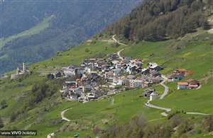 Vista su Mazia presso Malles