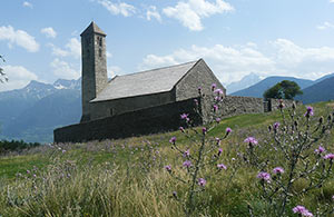 St. Veith Kirche in Tartsch bei Mals im Vinschgau