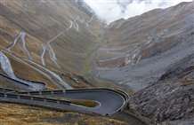 Passo dello Stelvio nella regione turistica dell'Alto Adige