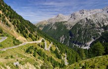 Vista sul Passo dello Stelvio