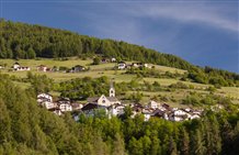 Vista su Stelvio nella regione turistica della Val Venosta 