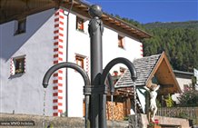 Località di Tubre in Val Monastero nell'area vacanze Val Venosta