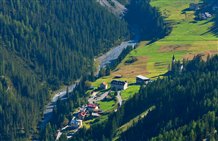 Blick auf Trafoi in der Urlaubsregion Vinschgau