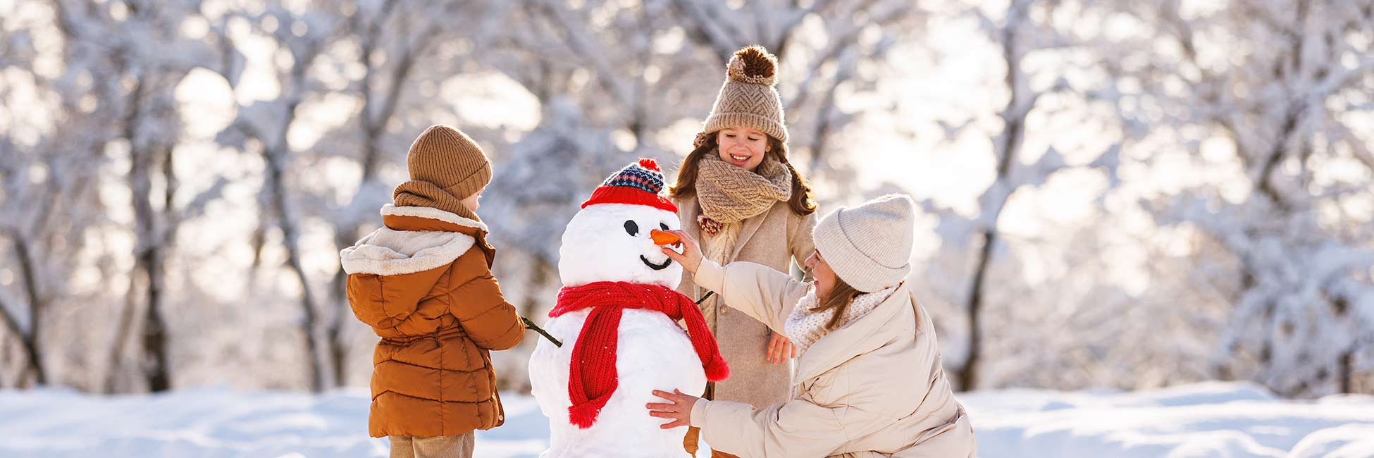 Winterzauber mit der Familie