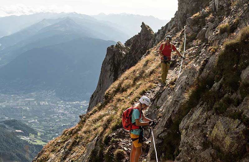 La via ferrata Heini Holzer