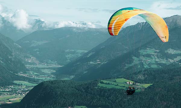 Parapendio in Alto Adige