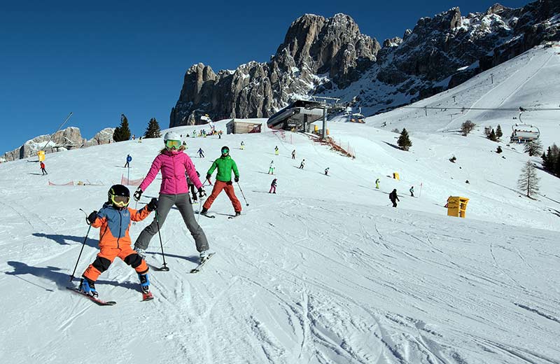 Familienurlaub - Skigebiet Carezza